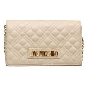 Love Moschino Beige Polyethylene Women Crossbody Bag