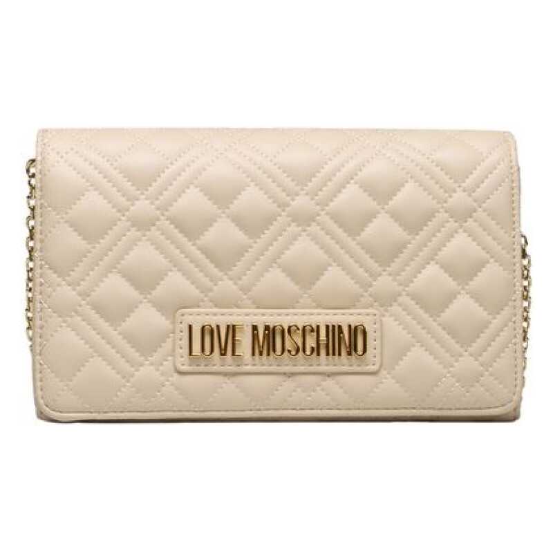 Love Moschino Beige Polyethylene Women Crossbody Bag, theFeinheit