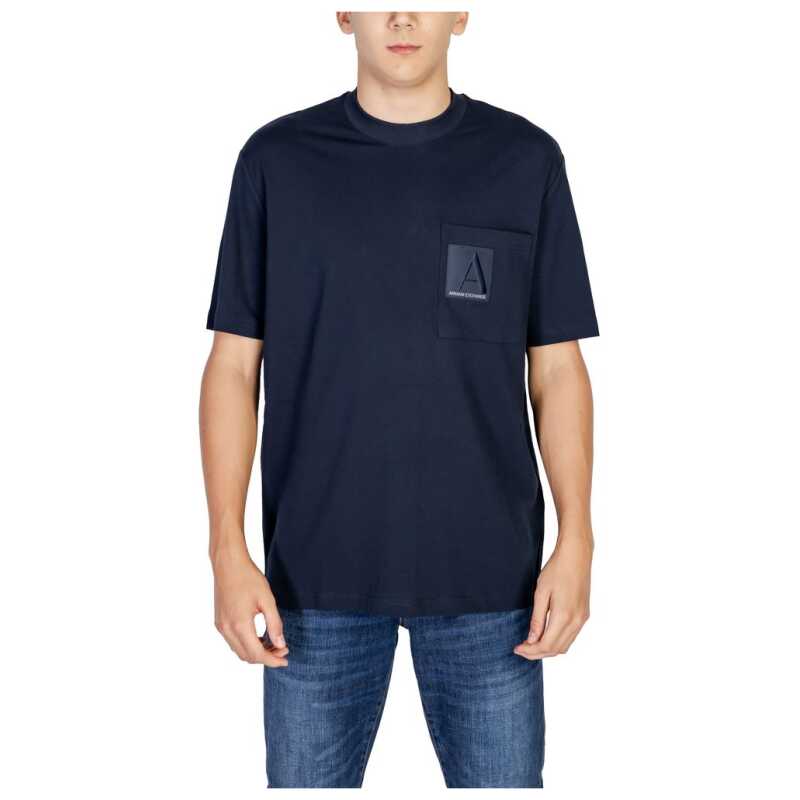 Armani Exchange Blue Cotton T-Shirt, theFeinheit