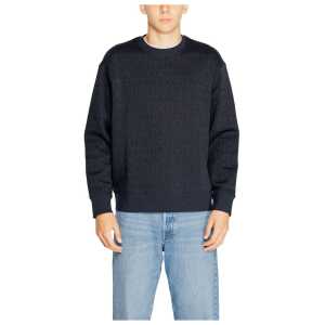 Armani Exchange Blue Cotton Sweater