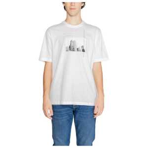 Armani Exchange White Cotton T-Shirt