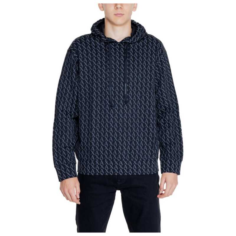 Armani Exchange Black Cotton Hoody, theFeinheit