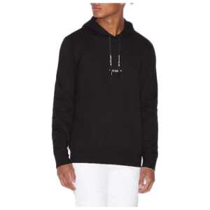 Armani Exchange Black Cotton Hoody