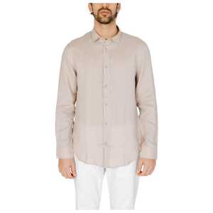 Armani Exchange Beige Linen Shirt