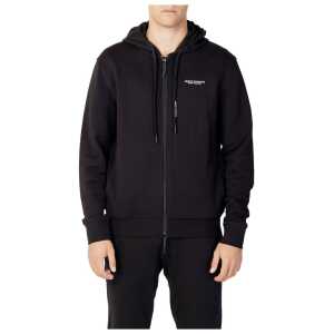 Armani Exchange Black Cotton Sweater