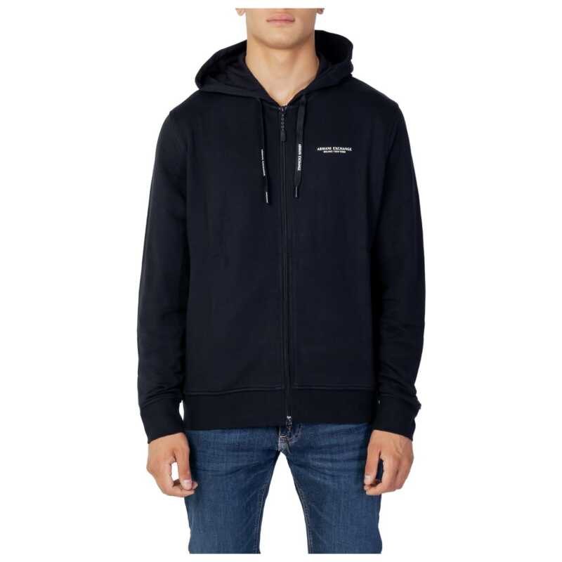 Armani Exchange Blue Cotton Hoody, theFeinheit