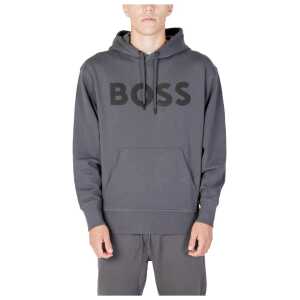 Hugo Boss Gray Cotton Sweater