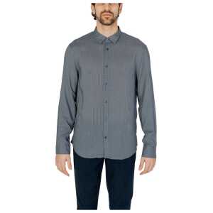 Armani Exchange Gray Viscose Shirt