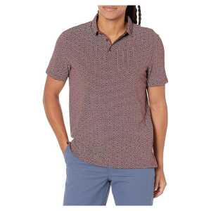 Armani Exchange Bordeaux Cotton Polo Shirt