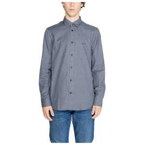 Armani Exchange Blue Cotton Shirt