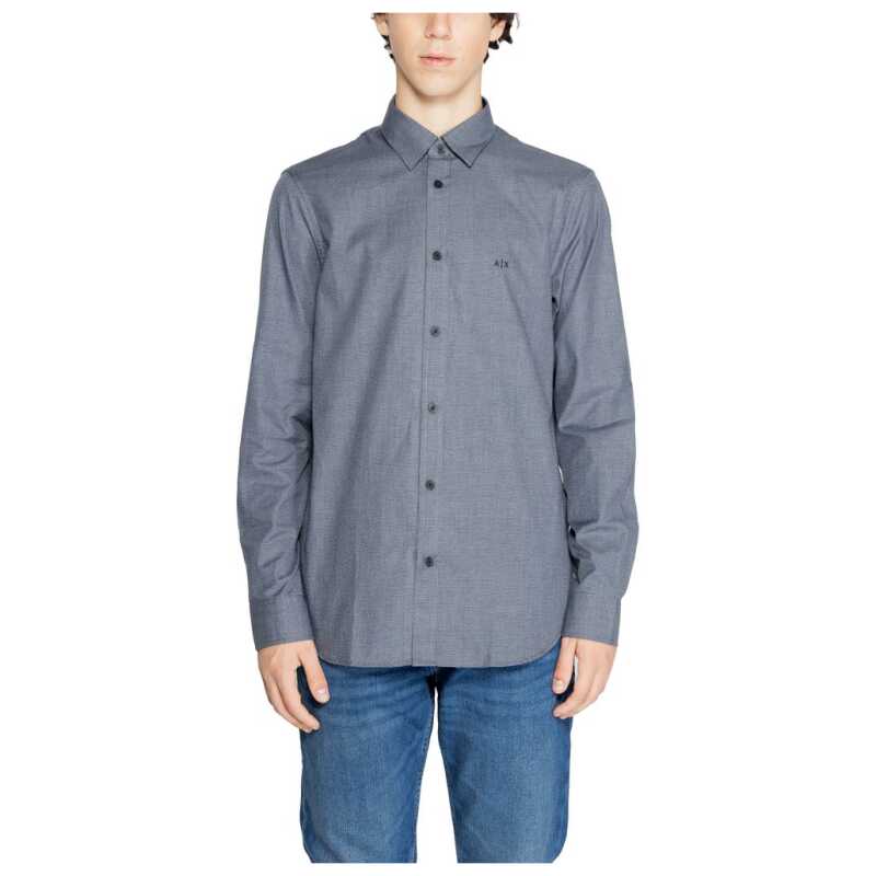 Armani Exchange Blue Cotton Shirt, theFeinheit