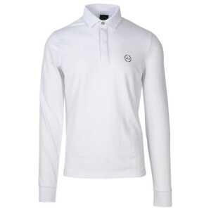Armani Exchange White Cotton Long Sleeve