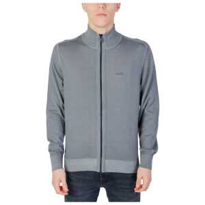 Hugo Boss Gray Wool Cardigan
