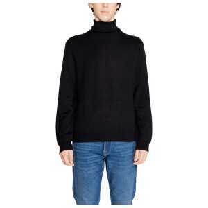 Armani Exchange Black Cotton Sweater