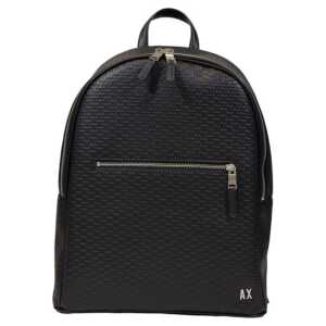 Armani Exchange Black Polyester Backpack