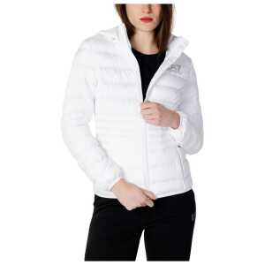 EA7 Emporio Armani White Polyester Jackets & Coat