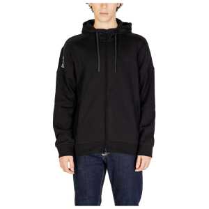 EA7 Emporio Armani Black Cotton Sweater