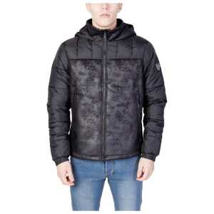 EA7 Emporio Armani Black Polyester Jacket