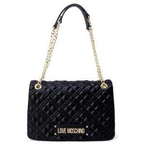 Love Moschino Gold Polyethylene Handbag