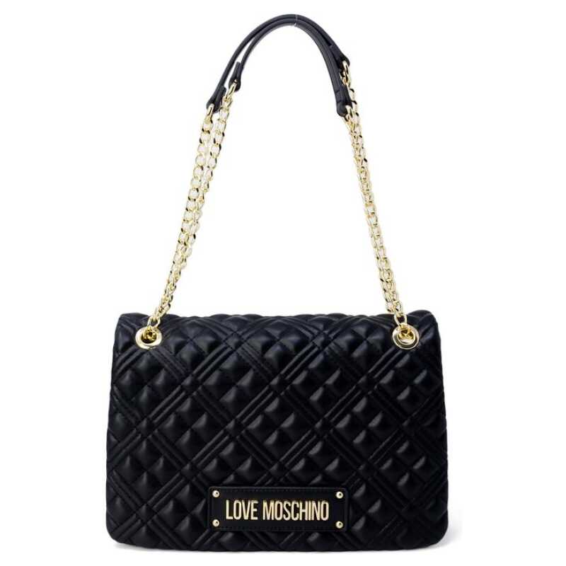 Love Moschino Gold Polyethylene Handbag, theFeinheit