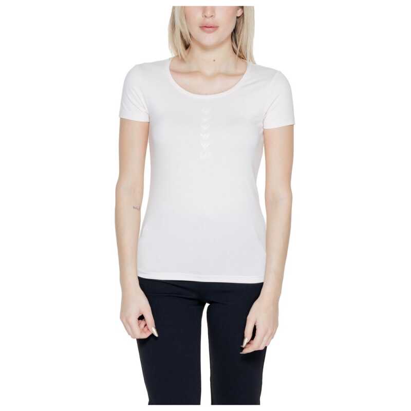 EA7 Emporio Armani Pink Cotton T-Shirt, theFeinheit