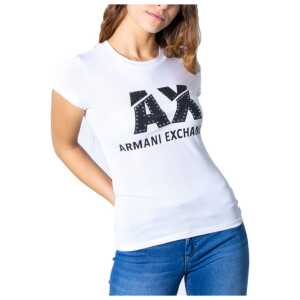 Armani Exchange White Cotton T-Shirt