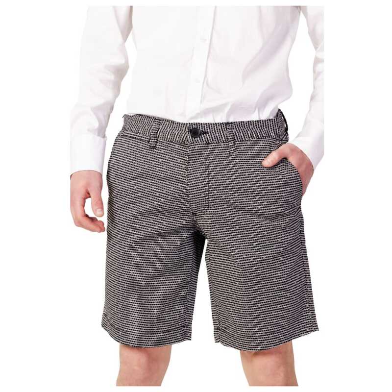 Armani Exchange Black And White Cotton Short, theFeinheit