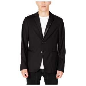 Armani Exchange Black Polyester Blazer