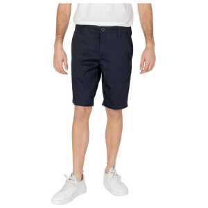 Armani Exchange Blue Cotton Short