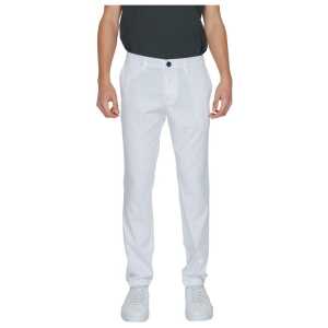 Armani Exchange White Cotton Pant