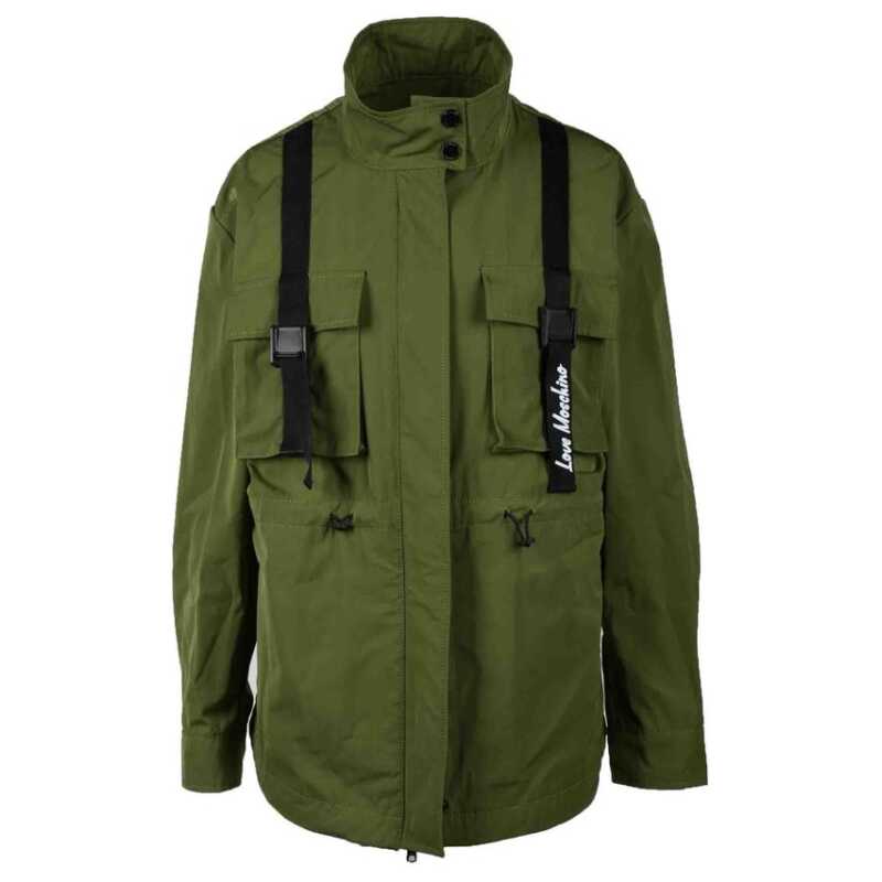 Love Moschino Green Polyester Jackets &amp; Coat, theFeinheit