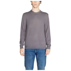 Armani Exchange Gray Wool Sweater