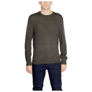Armani Exchange Green Wool Sweater