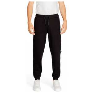 EA7 Emporio Armani Black Cotton Jeans & Pant