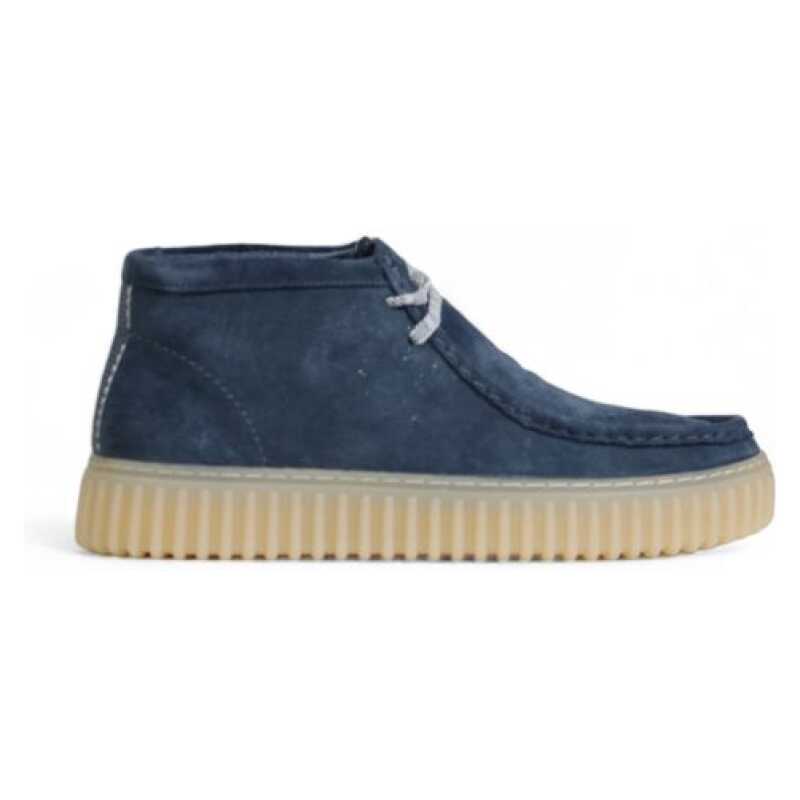 Clarks Blue Suede Leather Oxfords And Derby, theFeinheit