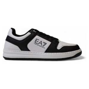 EA7 Emporio Armani Black And White Polyester Sneaker