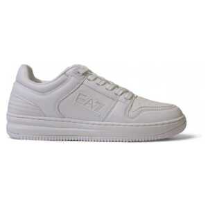 EA7 Emporio Armani White Polyester Sneaker