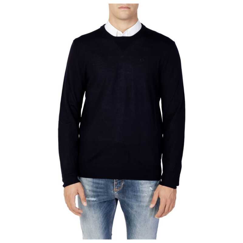 Armani Exchange Blue Wool T-Shirt, theFeinheit