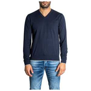 Armani Exchange Blue Cotton T-Shirt