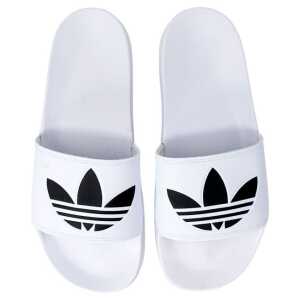 Adidas White Polyester Sandal