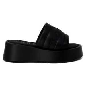 Furla Black Leather Sandal