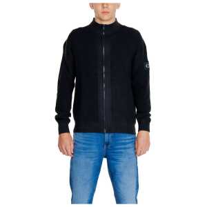 Calvin Klein Jeans Black Recycled Cotton Cardigan