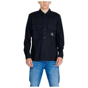 Calvin Klein Jeans Black Recycled Cotton Shirt