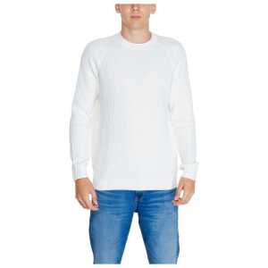 Calvin Klein Jeans White Organic Cotton Sweater