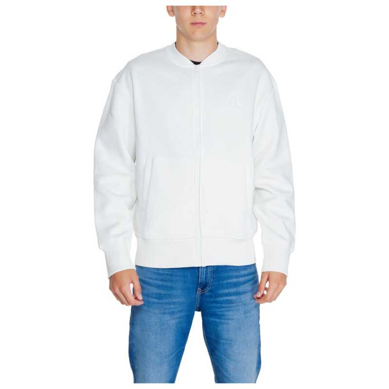Calvin Klein Jeans White Recycled Cotton Sweater, theFeinheit