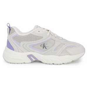 Calvin Klein Purple Leather Sneaker