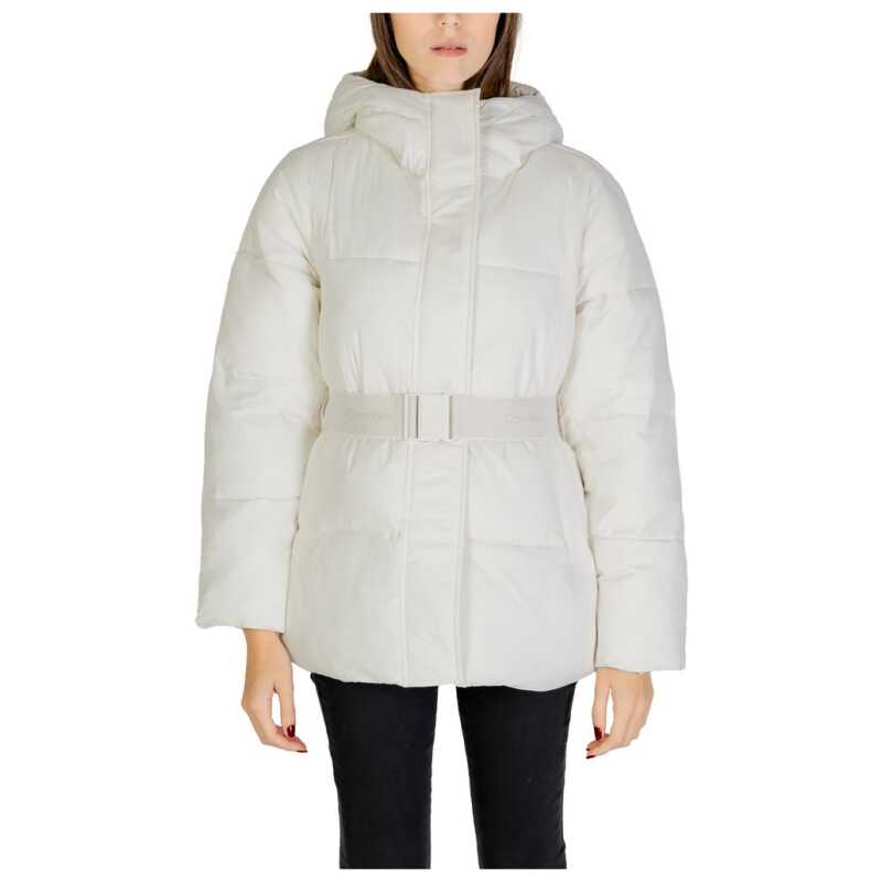 Calvin Klein Jeans Cream Nylon Jackets &amp; Coat, theFeinheit