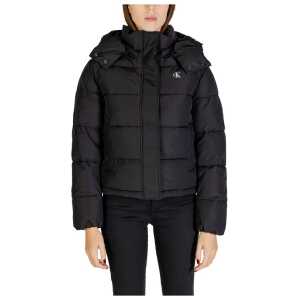 Calvin Klein Jeans Black Recycled Polyester Jackets & Coat