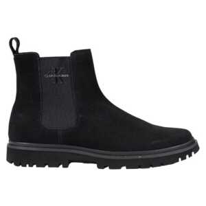 Calvin Klein Jeans Black Suede Leather Boot