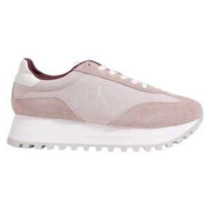 Calvin Klein Purple Leather Sneaker